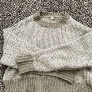 Garage Light brown/white marbled sweater, size S
